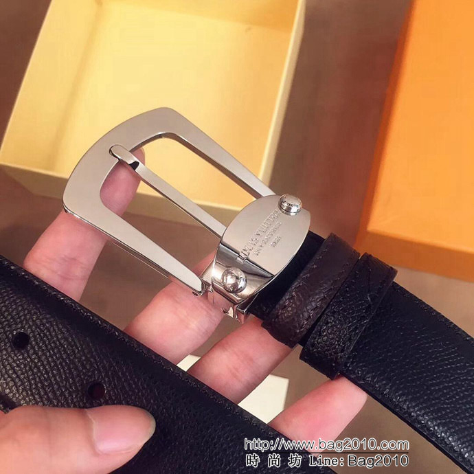 路易威登LV 正品開模 Italy專櫃在售正品 lv針扣 原版皮男款皮帶  xfp1029